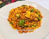 泰式紅咖哩炒飯的食譜步驟3照片