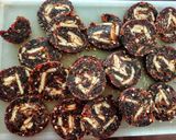 A picture of step 4 of Khajoor Biscuit Roll/ Date Biscuit Roll.