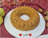 عکس مرحله 4 از دستور کیک سیب 🍎🍏 و گردو 😋