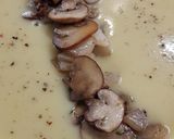 Póréhagymás cukkini krémleves, pirított gombával! recept fázis 7 fotója