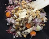 Foto del paso 2 de la receta Arroz con jamón y sobras del cocido