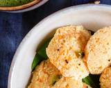 Carrot Idli with coriander coconut chutney recipe step 3 photo