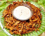 A picture of step 5 of Sweet Potato French Fries In Airfryer With Cheesy Dip.