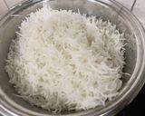 A picture of step 3 of Avocado pulao rice.