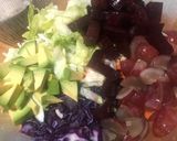 A picture of step 2 of Fruit and vegetable salad.