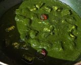 A picture of step 8 of Palak Paneer.