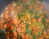 A picture of step 12 of Nigerian fried rice.