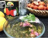 Hình bước làm 2 của món Trà Vải Hoa Hồng