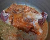 A picture of step 1 of Beef Nihari.
