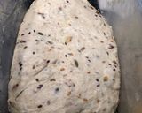 A picture of step 1 of Sourdough Bread.