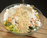 Foto langkah ke 3 dari resep Bakwan Jagung Sayuran.