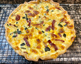 Foto del paso 10 de la receta: Pizza rústica de jamón serrano, patatas y calabacín