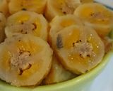 Foto langkah ke 3 dari resep Puding Roti Panggang Pisang Raja.