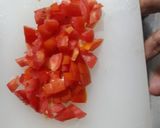 A picture of step 1 of Chana Chaat (Chickpea Chaat).