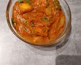 A picture of step 6 of Paneer do pyaza.