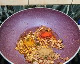 A picture of step 4 of Yoghurt tadka.