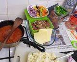 A picture of step 3 of Potato pie (english styl).