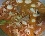 Foto langkah ke 4 dari resep Sayur Santan Tempe Sawi Putih dengan Bumbu Gulai.