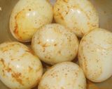 A picture of step 1 of Egg Masala Biryani.