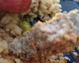 Foto del paso 7 de la receta: Milanesas veganas de lenteja con arroz y verdura