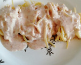 Foto del paso 7 de la receta: Spaghetti con foie gras y crujiente de jamón