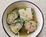 Hình bước làm 3 của món Canh Nấm rơm nấu bò viên