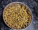 A picture of step 1 of Pomegranate salad.