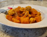 Foto del paso 5 de la receta: Dados de pollo con calabaza