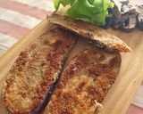 Foto del paso 6 de la receta: 🍆❕️Milanesas de Berenjenas ralladas con guarnición de Champiñones y Portobellos