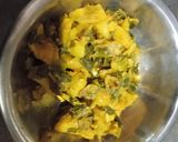 A picture of step 3 of Aloo methi.