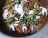 A picture of step 3 of Beef Biryani.