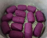 Foto langkah ke 4 dari resep Putu Tegal Ubi Ungu.