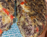 Foto del paso 9 de la receta: Tortilla de patata con morcilla y pimientos
