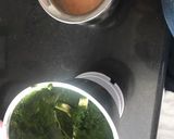 A picture of step 1 of Cheese spinach corn.