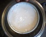 A picture of step 2 of Cassava leaves with coconut milk.