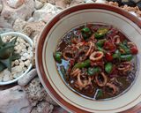 Foto langkah ke 3 dari resep Tumis Cumi Hitam Disuka🦑🌶.