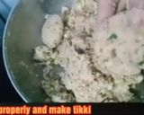 छोले टिक्की सैंडविच वीथ हुमुस रेसिपी चरण 4 फोटो