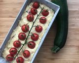 Une image de l'étape 4 de Cake courgette tomate cerise mozzarella.