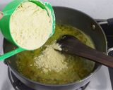 A picture of step 3 of Green peas & Maize flour vada.