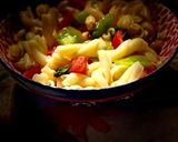 Une image de l'étape 3 de Pâtes chaudes sur lit de salade.