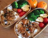 A picture of step 9 of Yakitori 焼き鳥 Negima.