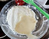 A picture of step 3 of Mawa Milk Cake.