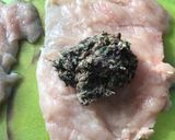 Une image de l'étape 3 de Paupiettes de poulet au roquefort/champignons.