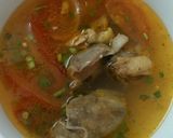 Hình bước làm 2 của món Lòng gà nấu canh thơm cà