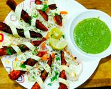 A picture of step 5 of #Restaurant style cheese tandoori baby corn.
