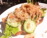 รูปขั้นตอนการทำที่ 5 ของ แซนวิชหน้าหมู Seasoned Ground Pork Toast Sandwich 🥪