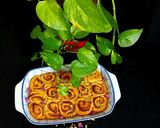 عکس مرحله 7 از دستور شیرینی باقلوایی با شهد به 😋😍 (رول دارچینی)