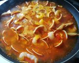 Foto del paso 4 de la receta Fideos con almejas y gambas 🦐🐚