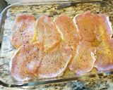 A picture of step 2 of Tima's Work Night Pork Chops.