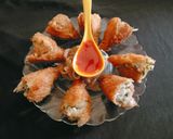 A picture of step 7 of Dahi ke sholey fried hung curd roll.